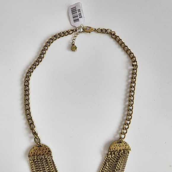NWT Free People Gold Sunrise Beaded Necklace - Picture 10 of 11
